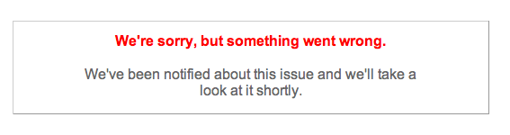 Rails Default 500 Error Page