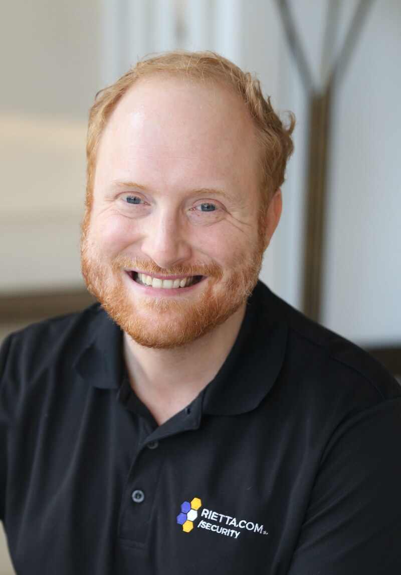 Frank Rietta, founder of Rietta Inc. and editor of Rietta on Security, smiling.